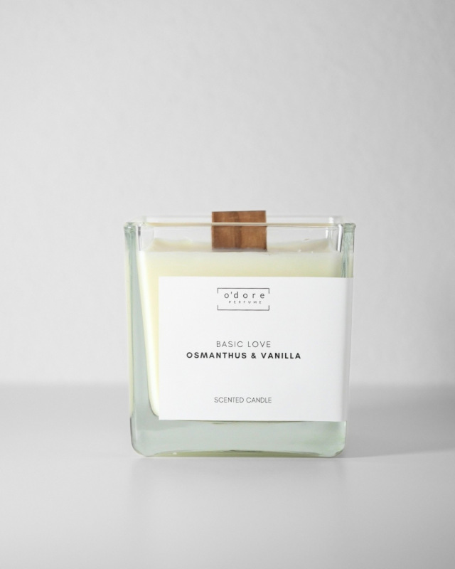 o´dore Sójová sviečka BASIC LOVE Osmathus & Vanilla