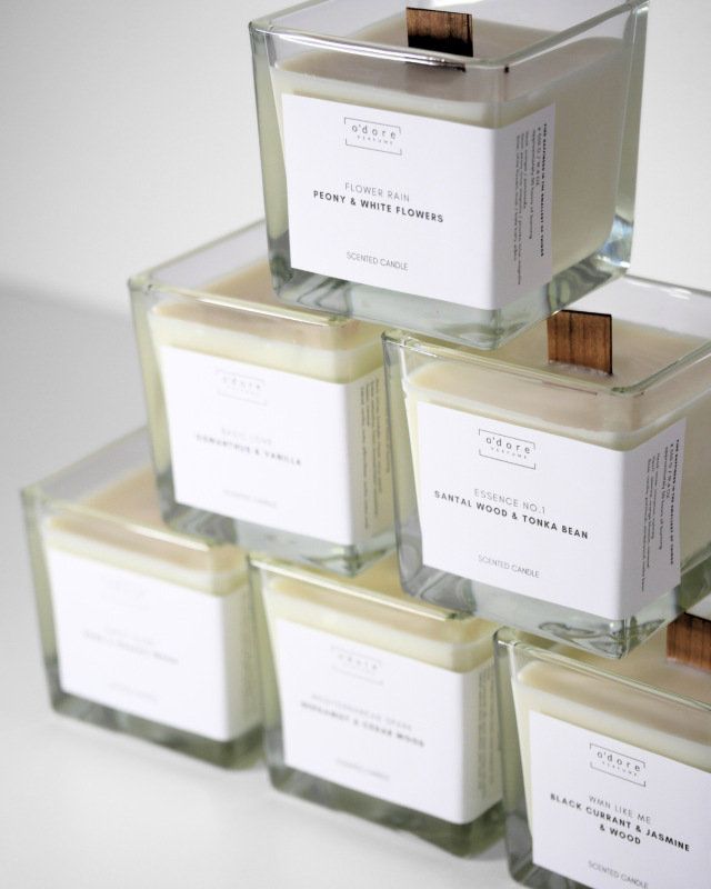 o´dore Sójová sviečka WMN LIKE ME Black currant & Jasmine & Wood 3