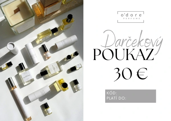 o'dore Darčekový poukaz 30 €