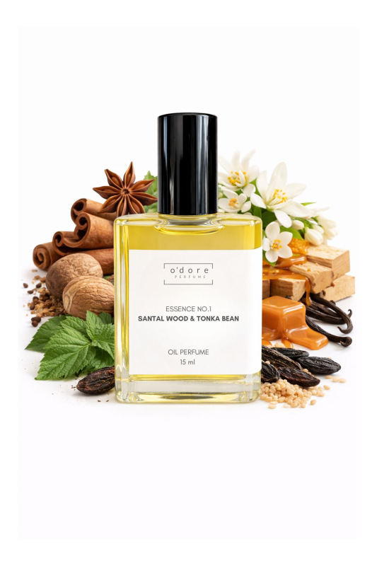 o'dore Perfume oil ESSENCE NO.1 Santal wood & Tonka bean 15ml