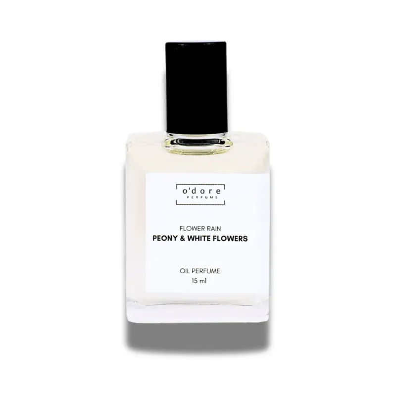 o'dore Perfume oil FLOWER RAIN Peony & White flowers 15ml