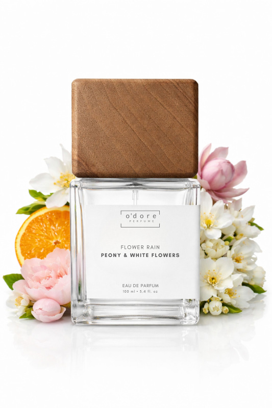 PREDOBJEDNÁVKA! o'dore Eau de Parfum FLOWER RAIN Peony & White flowers 100 ml 1