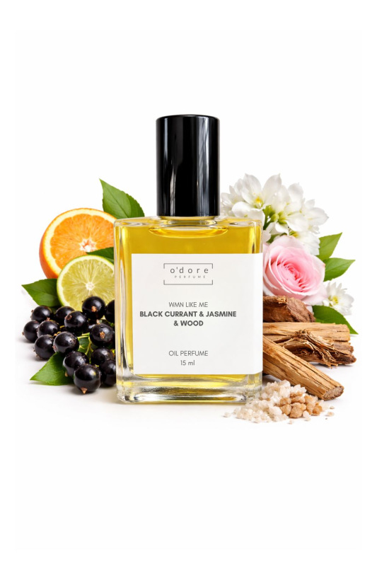 o'dore Perfume oil WMN LIKE ME Black currant & jasmine &wood 15ml
